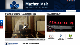 What Machonmeir.net website looked like in 2020 (3 years ago)