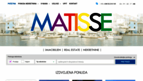 What Matisse-immobilie.com website looked like in 2020 (4 years ago)