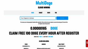What Multidoge.info website looked like in 2020 (3 years ago)