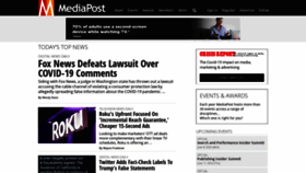 What Mediapost.com website looked like in 2020 (3 years ago)