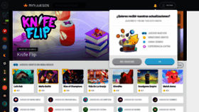 What Minijuegos.com website looked like in 2020 (3 years ago)