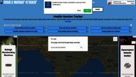 What Mobilenumbertracker.com website looked like in 2020 (3 years ago)