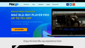 What Macblurayplayer.com website looked like in 2020 (3 years ago)