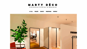 What Martydeco.com website looked like in 2020 (4 years ago)