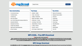 What Mp3cool.org website looked like in 2020 (3 years ago)