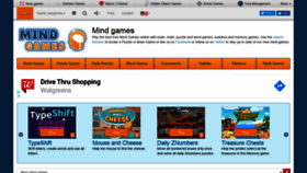 What Mindgames.com website looked like in 2020 (3 years ago)