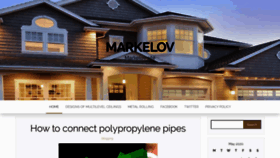 What Markelov.net website looked like in 2020 (4 years ago)