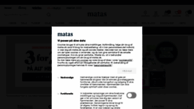 What Matas.dk website looked like in 2020 (3 years ago)