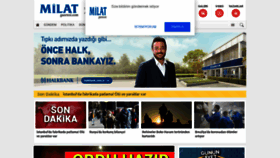 What Milatgazetesi.com website looked like in 2020 (3 years ago)