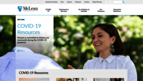 What Mcleanhospital.org website looked like in 2020 (3 years ago)