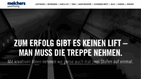 What Melchers-werbung.de website looked like in 2020 (3 years ago)