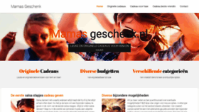What Mamasgeschenk.nl website looked like in 2020 (3 years ago)