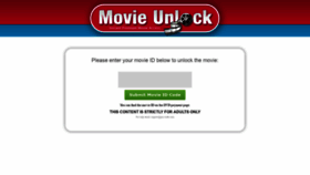 What Movieunlock.com website looked like in 2020 (3 years ago)