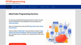 What Mt4programming.com website looked like in 2020 (3 years ago)