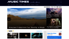 What Musictimes.com website looked like in 2020 (3 years ago)