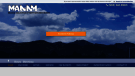What Mannm.com website looked like in 2020 (3 years ago)