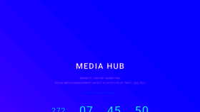 What Mediahub.fr website looked like in 2020 (3 years ago)