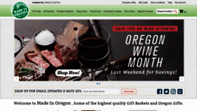 What Madeinoregon.com website looked like in 2020 (3 years ago)