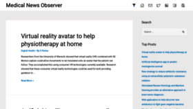 What Medicalnewsobserver.com website looked like in 2020 (3 years ago)