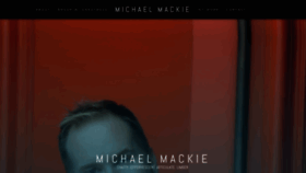 What Michaelmackie.com website looked like in 2020 (3 years ago)