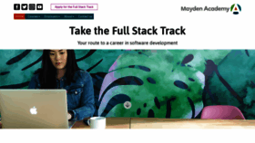 What Maydenacademy.co.uk website looked like in 2020 (5 years ago)
