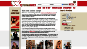 What Myrussianmatch.com website looked like in 2020 (3 years ago)