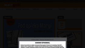 What Malygosc.pl website looked like in 2020 (3 years ago)