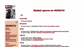 What Monato.be website looked like in 2020 (3 years ago)