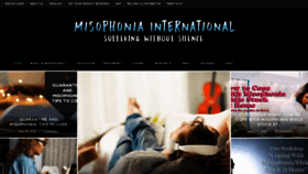 What Misophoniainternational.com website looked like in 2020 (3 years ago)
