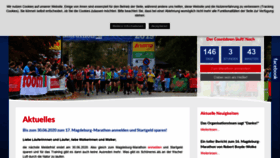 What Magdeburg-marathon.eu website looked like in 2020 (3 years ago)