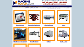 What Machinematch.com website looked like in 2020 (3 years ago)