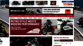 What Motorcycle.com website looked like in 2020 (3 years ago)