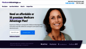 What Medicareadvantage.com website looked like in 2020 (3 years ago)