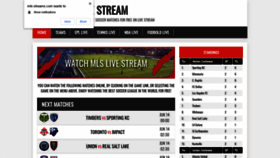 What Mls-streams.com website looked like in 2020 (3 years ago)