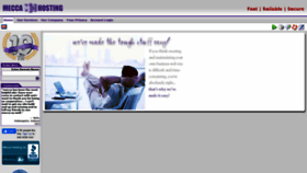 What Meccahosting.co.uk website looked like in 2020 (5 years ago)