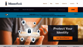 What Minsterbank.com website looked like in 2020 (3 years ago)
