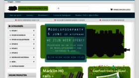 What Modeltreinmarkt.nl website looked like in 2020 (3 years ago)