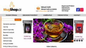 What Mugshop.cz website looked like in 2020 (3 years ago)