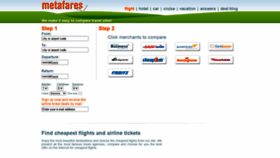What Metafares.com website looked like in 2020 (3 years ago)
