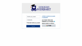 What Moodle.colegioherbart.edu.mx website looked like in 2020 (3 years ago)