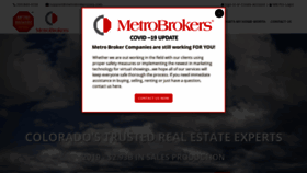 What Metrobrokersonline.com website looked like in 2020 (3 years ago)