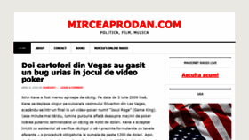 What Mirceaprodan.com website looked like in 2020 (3 years ago)
