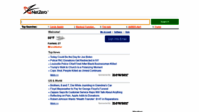 What My.netzero.net website looked like in 2020 (3 years ago)