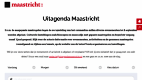 What Maastrichtsuitburo.nl website looked like in 2020 (3 years ago)