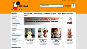 What Miffystore.de website looked like in 2020 (3 years ago)