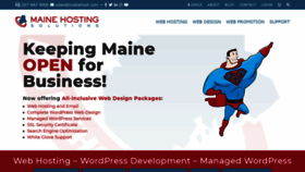 What Mainehost.com website looked like in 2020 (3 years ago)