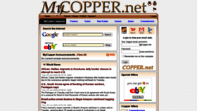 What Mycopper.net website looked like in 2020 (3 years ago)