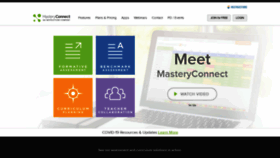 What Masteryconnect.com website looked like in 2020 (3 years ago)