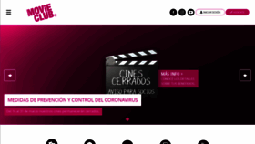 What Movieclub.com.ar website looked like in 2020 (3 years ago)