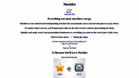 What Marklet.com website looked like in 2020 (3 years ago)